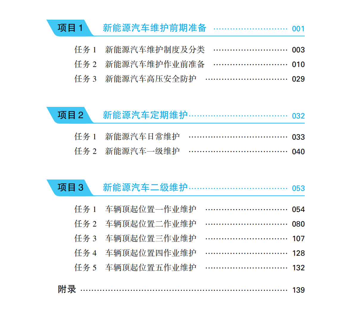 教材目录